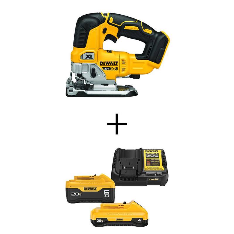 Si el producto es un sierra de vaivén inalámbrica DEWALT 20V MAX XR sin escobillas con kits de inicio de 6.0 Ah y 4.0 Ah - DCS334BDCB2460C