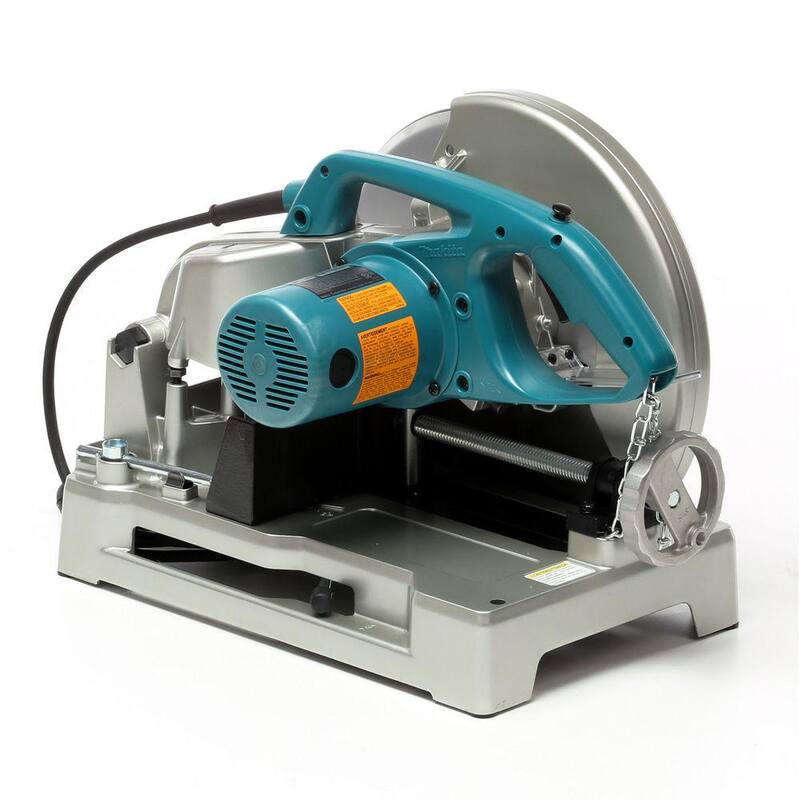 Sierra de corte Makita de 15 Amperes y 12 pulgadas con cable para metal y corte de bisel con hoja de carburo - LC1230