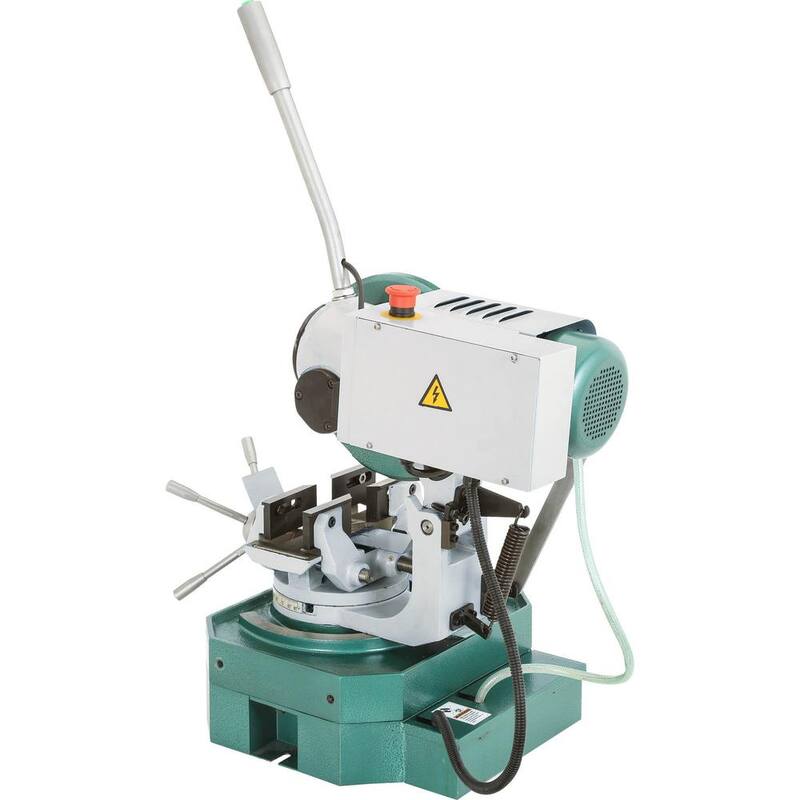 Si la marca del producto es Grizzly Industrial, entonces la traducción sería:

Si la marca NO es parte del título, entonces la traducción sería:

Si la marca del producto no debe ser traducida: 10 in. Slow Speed Cold Cut Saw - T28366