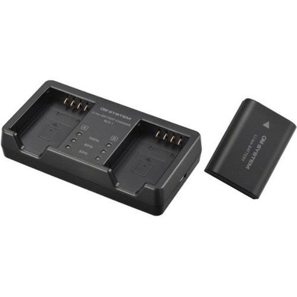 Om Digital Solutions Olympus OM SYSTEM Lithium Ion Battery with Charger Kit - V6560050U000