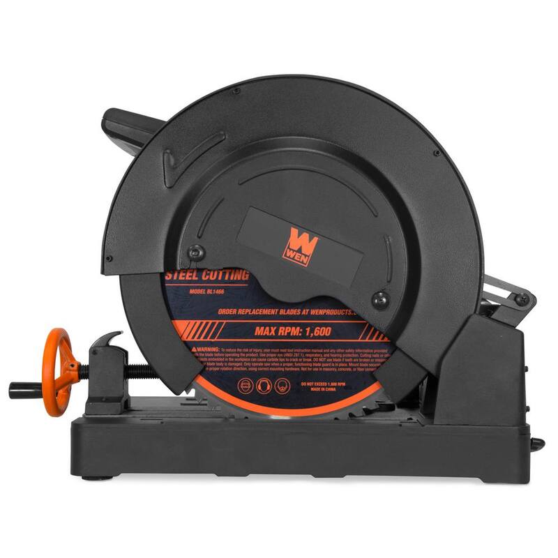 Sierra de corte premium multi-material de 15 amperes y 14 pulgadas con sierra de corte de metal con punta de carburo - CM1452