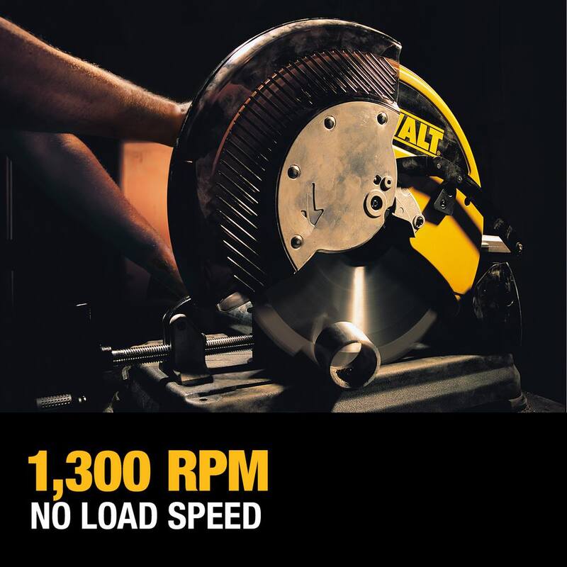 Sierra Tronzadora Multifuncional DEWALT de 15 Amperes y 14 pulgadas (355 mm) - DW872