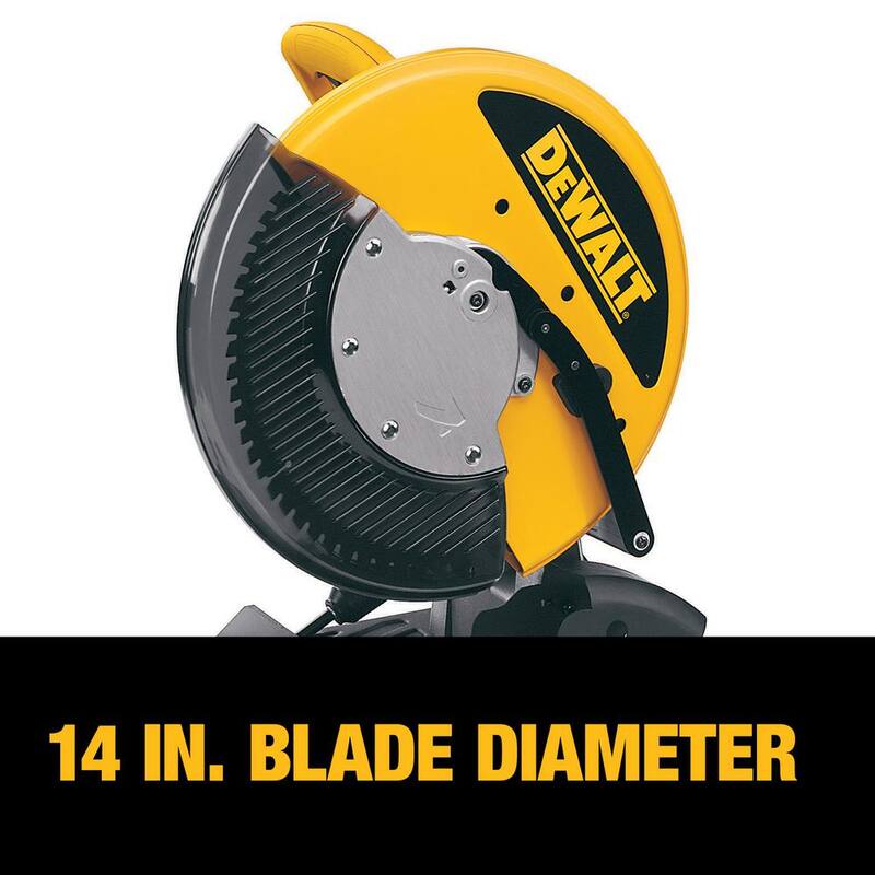 Sierra Tronzadora Multifuncional DEWALT de 15 Amperes y 14 pulgadas (355 mm) - DW872