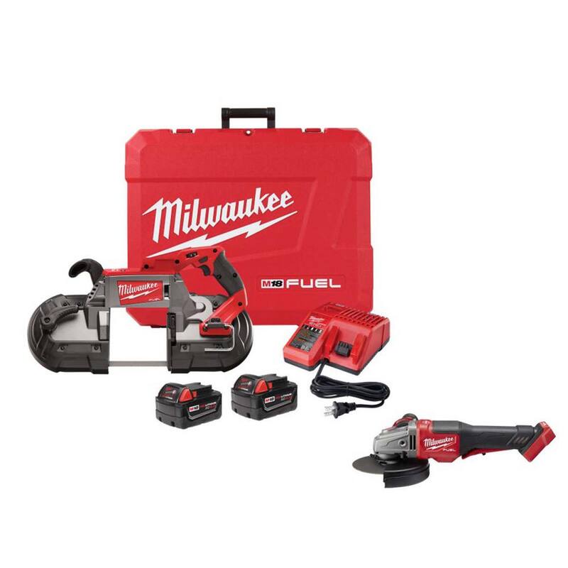 Si traduce el título sin incluir la marca del producto sería: 

Kit de sierra de cinta inalámbrica sin escobillas Milwaukee M18 FUEL 18V de iones de litio de corte profundo con amoladora de 4-1/2 pulgadas - 2729-22-2980-20.