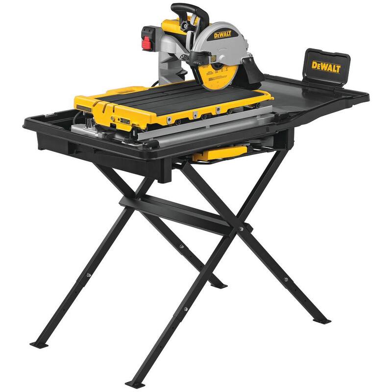 Sierra para azulejos húmedos de alta capacidad de 10 pulgadas con soporte - D36000S