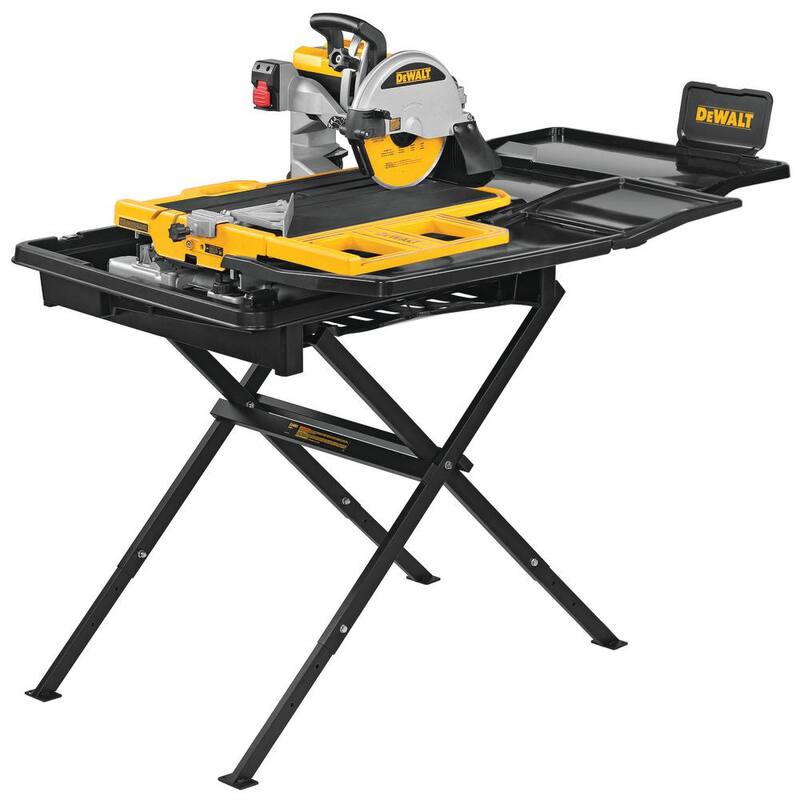 Sierra para azulejos húmedos de alta capacidad de 10 pulgadas con soporte - D36000S