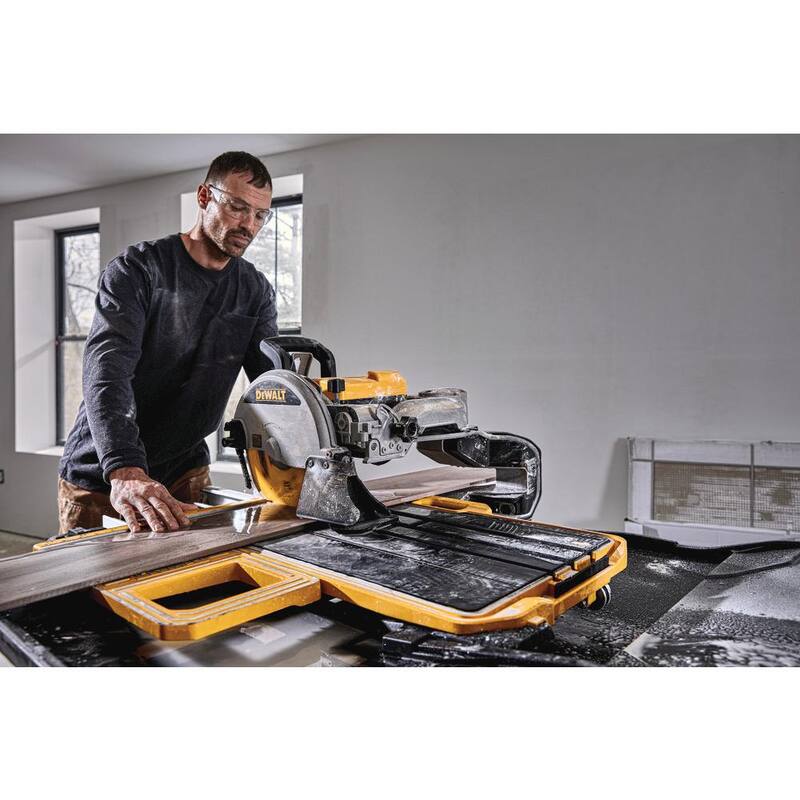 Sierra para azulejos húmedos de alta capacidad de 10 pulgadas con soporte - D36000S