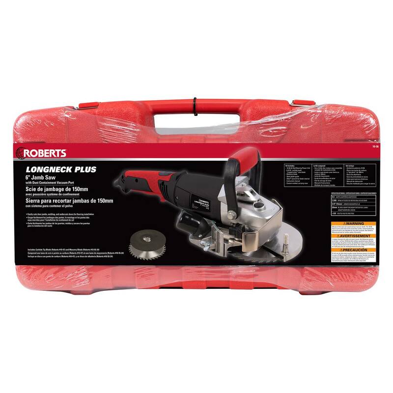 ROBERTS Longneck Plus 120 Volt 6 in. Jamb and Undercut Saw - 10-56