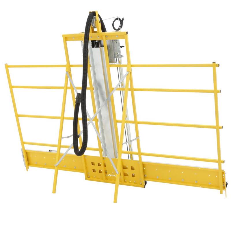 Sierra para paneles SawTrax Serie 2000 de 64 pulgadas, corte transversal de 15 amperios con hipocoide y cable con marco de tamaño completo - 2064