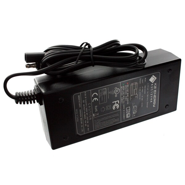 K2 Energy K2C24V2A 24V 2Ah LiFePO4 Charger with Faston 250 Connectors - K2C24V2A02