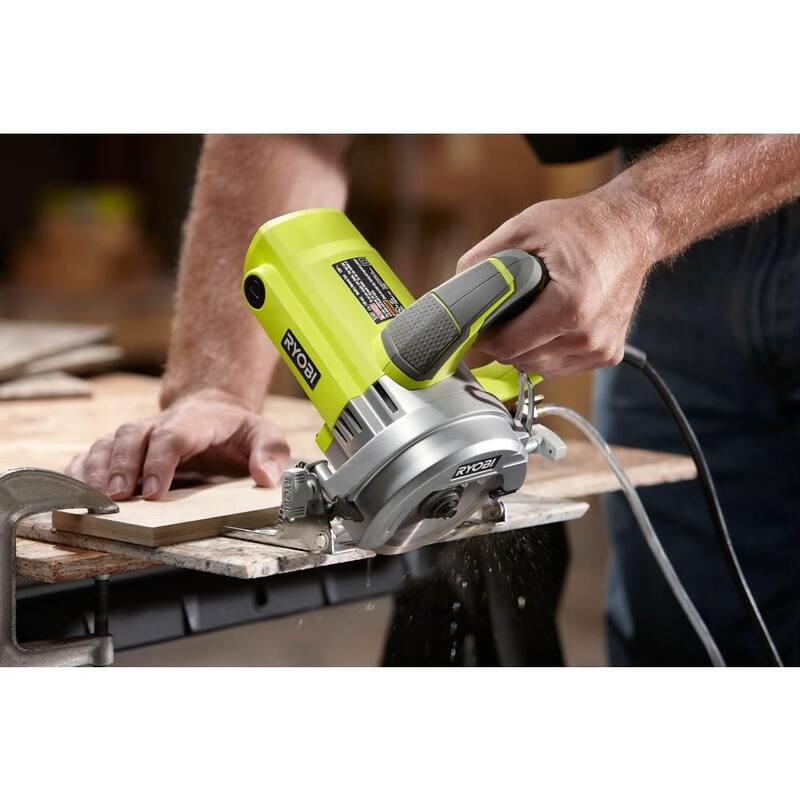 RYOBI 12 amperios Saw de baldosas húmedas con cable de 4 pulgadas - TC401