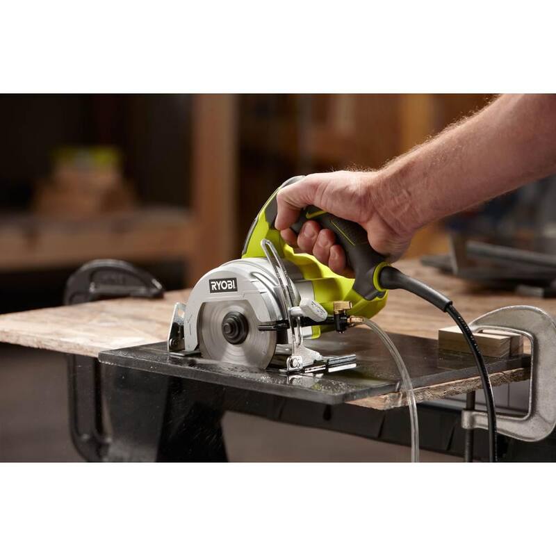 RYOBI 12 amperios Saw de baldosas húmedas con cable de 4 pulgadas - TC401