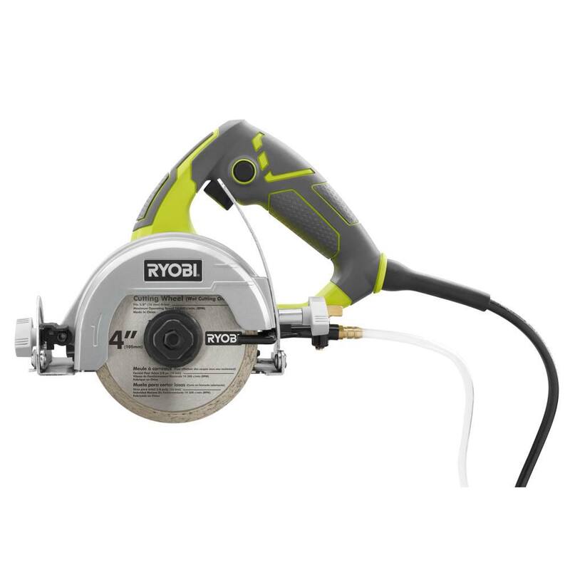 RYOBI 12 amperios Saw de baldosas húmedas con cable de 4 pulgadas - TC401