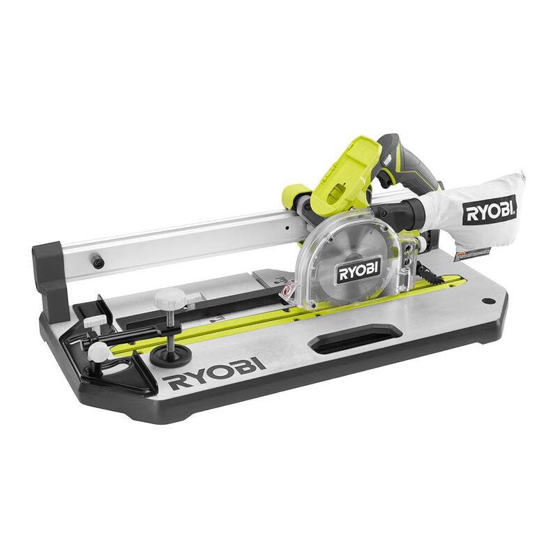 RYOBI ONE+ 18V Sierra para Piso Inalámbrica de 5.5 pulgadas con Hoja (Herramienta Únicamente) - PGC21B.