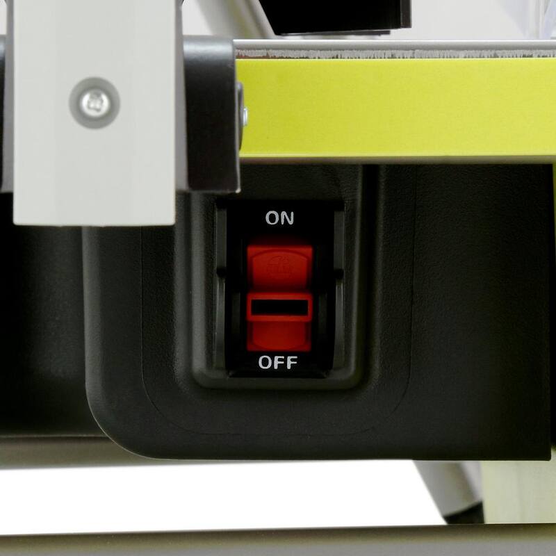 RYOBI 7 pulgadas 4.8 Amperios Sierra de baldosas húmedas con cable y soporte - WS722SN
