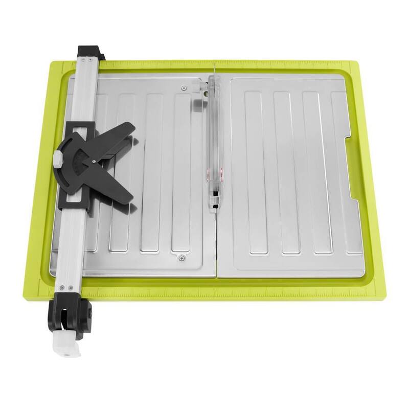 RYOBI 7 pulgadas 4.8 Amperios Sierra de baldosas húmedas con cable y soporte - WS722SN