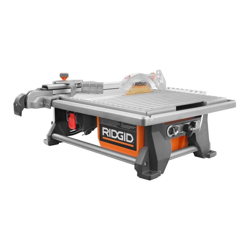 Sierra húmeda de mesa RIDGID de 6.5 amperes con soporte - R4021SN