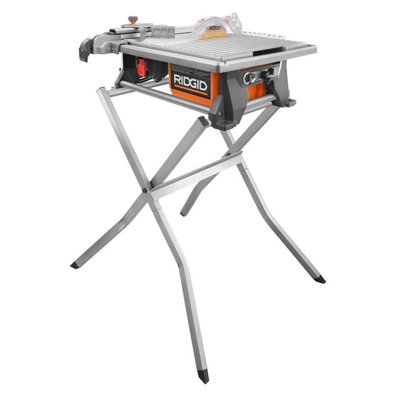 Sierra húmeda de mesa RIDGID de 6.5 amperes con soporte - R4021SN