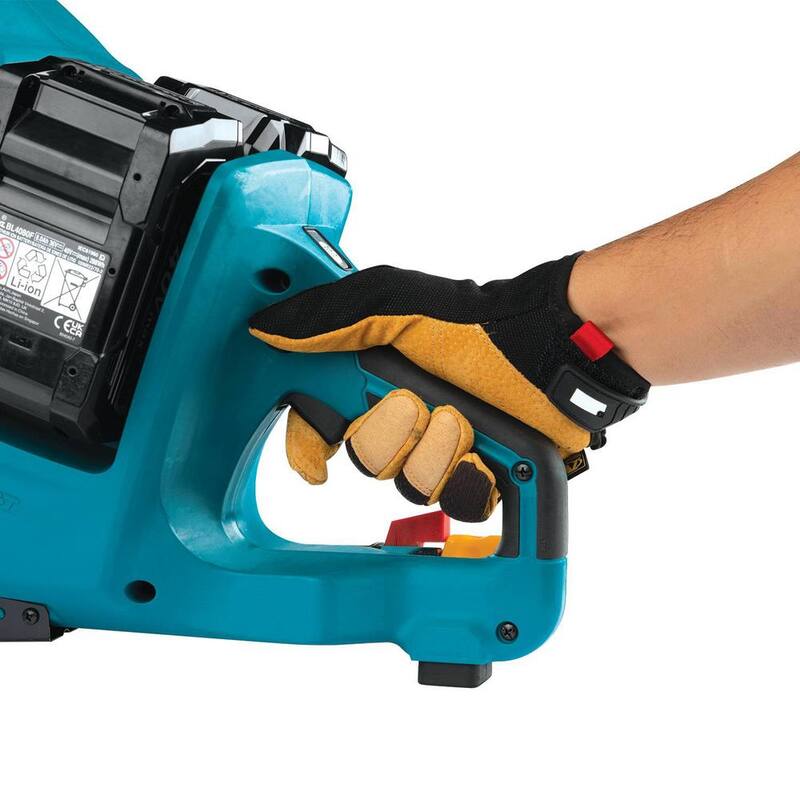 Makita 80V max (40V max X2) XGT Cortadora de energía inalámbrica sin escobillas de 14 pulgadas con kit de 4 baterías (8.0Ah) - GEC01PL4