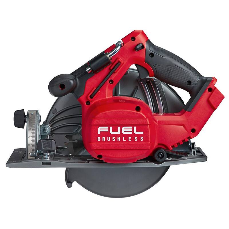 Kit de combo de sierra circular, sierra de vaivén y enrutador compacto inalámbrico Milwaukee M18 FUEL 18V con tecnología de ion de litio sin escobillas de 7-1/4 pulgadas (3 herramientas) - 2732-20-2737-20-2723-20.
