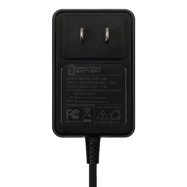 Mighty Max Battery ML-AC612 - 12V / 6V SLA BATTERY CHARGER - MAX3425618