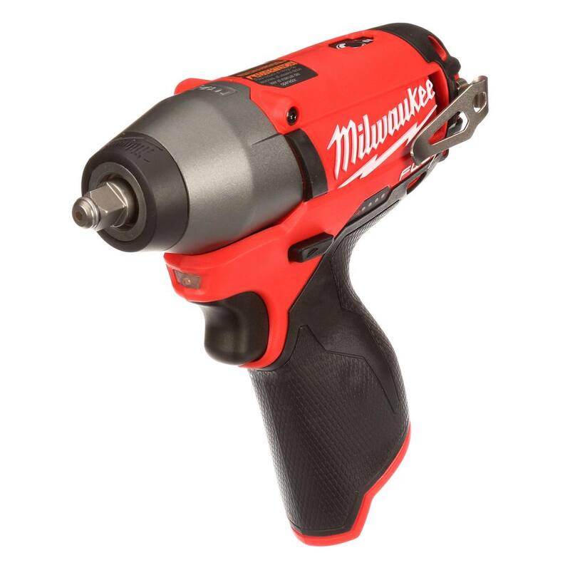 Llave de impacto inalámbrica sin escobillas de litio de 12V Milwaukee M12 FUEL de 3/8 pulgadas (Herramienta solamente) - 2454-20