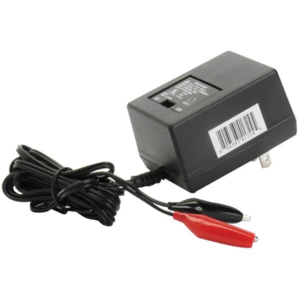 Upgi Sealed Lead Acid Battery Charger - 6V/12V Switchable Single - Stage With Alligator Clips - UP392671