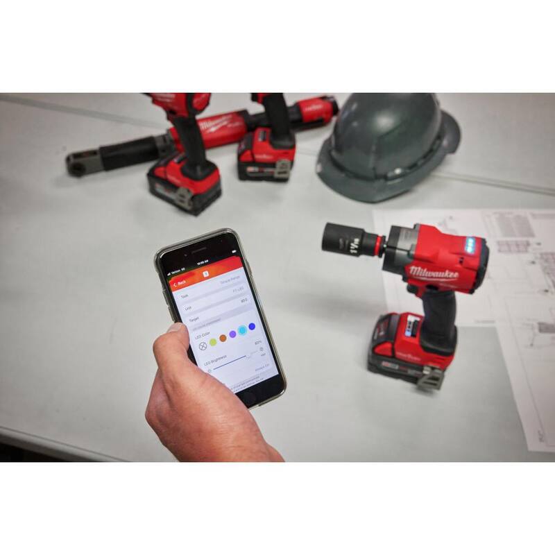 Llave de Impacto Compacta Inalámbrica sin escobillas Milwaukee M18 FUEL de 18V con Control de Torque Controlado de 3/8 pulgadas y TORQUE-SENSE (Herramienta Únicamente) - 3060-20
