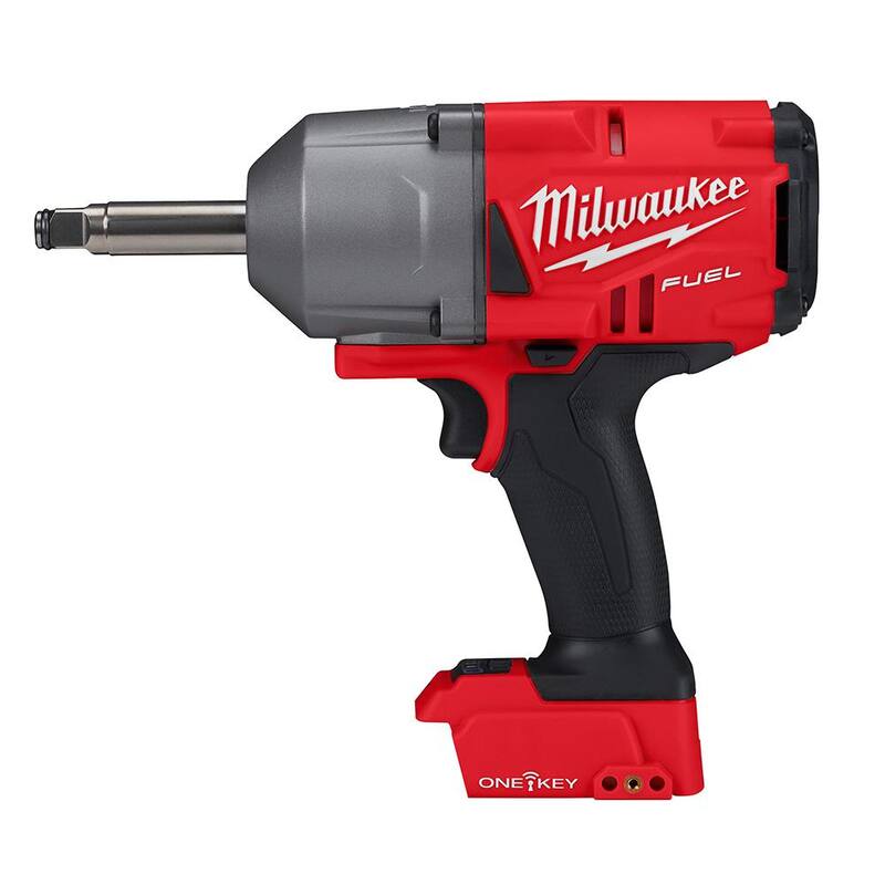 Milwaukee M18 ONE-KEY FUEL 18V Llave de impacto inalámbrica sin escobillas de iones de litio de 1/2 pulgadas con yunque extendido (solo herramienta) - 2769-20