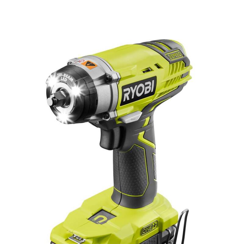 RYOBI ONE+ 18V Llave de Impacto Inalámbrica de 3/8 pulgadas de 3 velocidades (solo herramienta) - P263