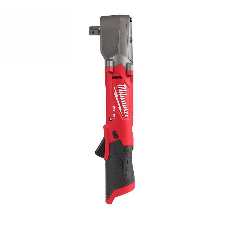 Llave de impacto angular derecha inalámbrica sin escobillas de litio de 12V Milwaukee M12 FUEL con pasador de retención de 1/2 pulgadas (herramienta solamente) - 2565P-20