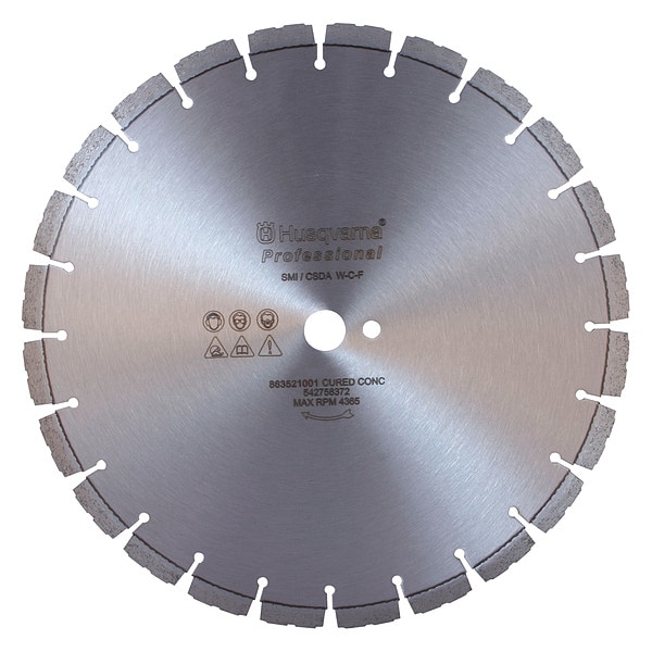 Husqvarna Diamond Saw Blade, 26" dia., Wet Cutting - F 910C 26