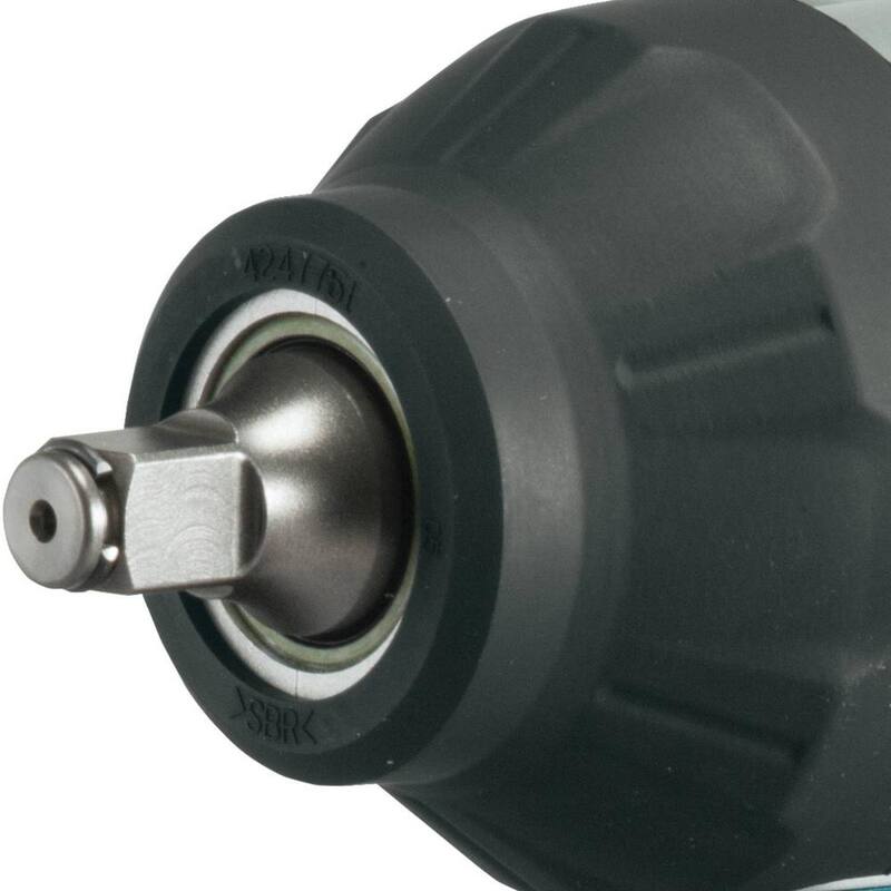 Llave de Impacto Inalámbrica de Alto Torque Cuadrada de 1/2 pulg. Makita 18V LXT de Iones de Litio sin Escobillas con (2) Baterías 5.0Ah y Bolsa - XWT08T
