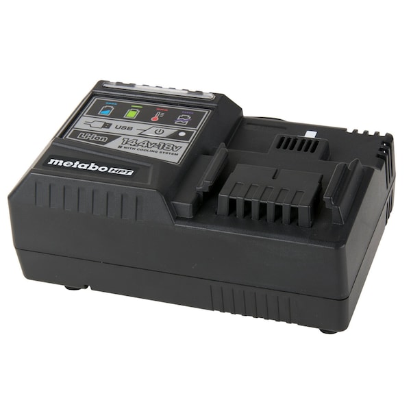 Metabo Hpt 18V/36V MV Cordless Li-Ion Slide Rapid Battery Charger w/ USB Port - UC18YSL3M