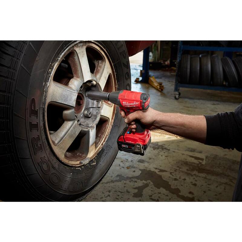 Llave de impacto inalámbrica sin escobillas Milwaukee M18 FUEL ONE-KEY de 18V de 1/2 pulgada con retención de pasador (herramienta solamente) - 2759-20
