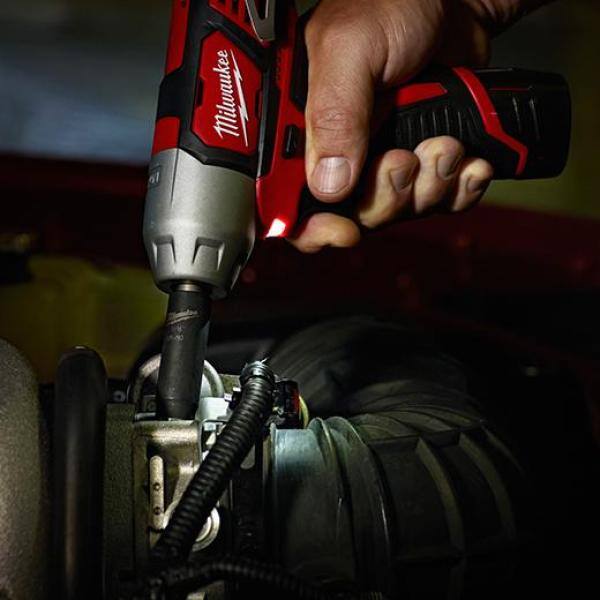 Llave de impacto inalámbrica de 3/8 de pulgada Milwaukee M12 de 12V de iones de litio (solo herramienta) - 2463-20