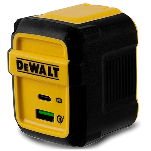 Dewalt Worksite USB PD Charger, 2-Port, 49.5W - 131 0851 DW2