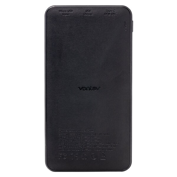 Ventev Portable Battery PD 10,000 mAh, Gray - PWRCEL10PGVNV