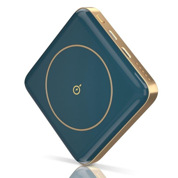 Fresh Fab Finds 10000mAh MagSafe Wireless Power Bank for IOS Phones 14/13/12/11 - Magnetic Portable Charger - FFF-BLUE-GPCT3978