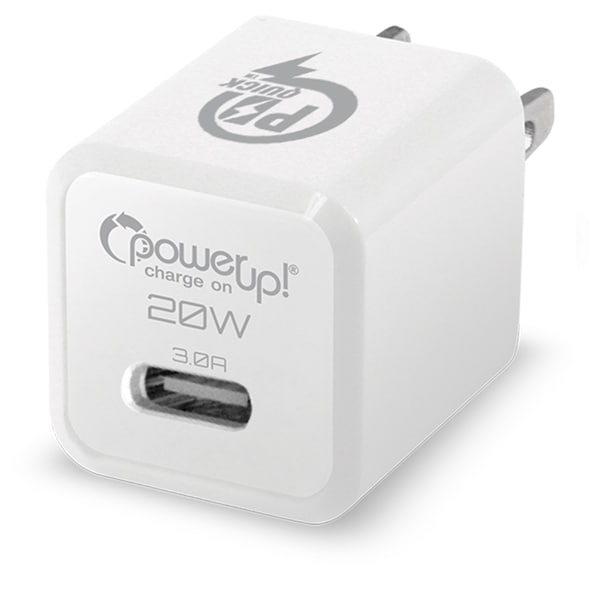 Power Up! USB Charger-Wall Plug 20w 1 Port USB-C - 191-07121