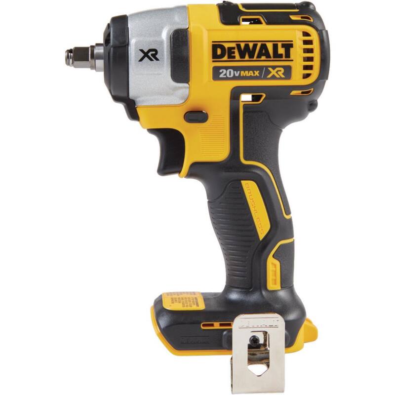 Llave de Impacto Compacta Inalámbrica sin escobillas DEWALT 20V MAX XR de 3/8 pulgadas (Herramienta Solamente) - DCF890B