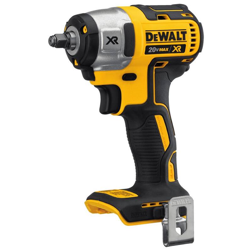 Llave de Impacto Compacta Inalámbrica sin escobillas DEWALT 20V MAX XR de 3/8 pulgadas (Herramienta Solamente) - DCF890B