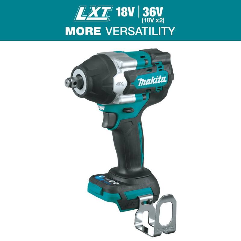 Llave de impacto sin escobillas inalámbrica de 18V LXT de ion de litio de 4 velocidades y torque medio de 1/2 pulg. con anillo de fricción (solo herramienta) - XWT17Z