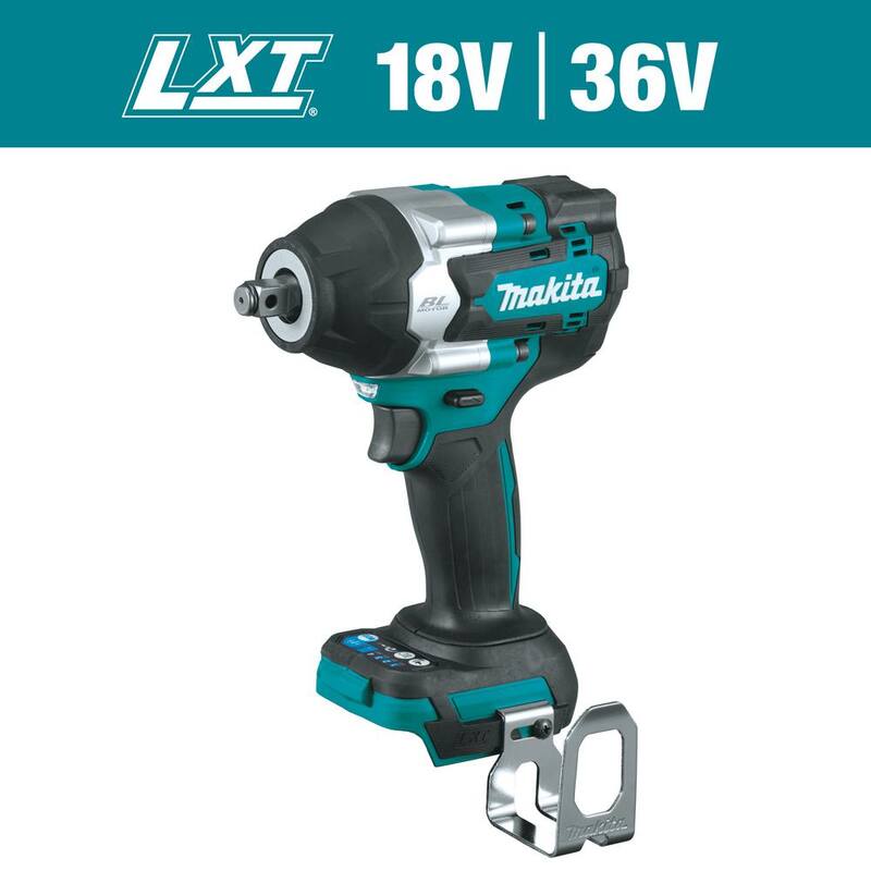 Llave de impacto sin escobillas inalámbrica de 18V LXT de ion de litio de 4 velocidades y torque medio de 1/2 pulg. con anillo de fricción (solo herramienta) - XWT17Z
