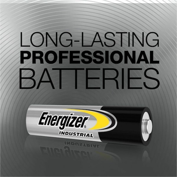 Energizer Industrial AAA Alkaline Battery, 1.5V DC, 24 Pack - EN92