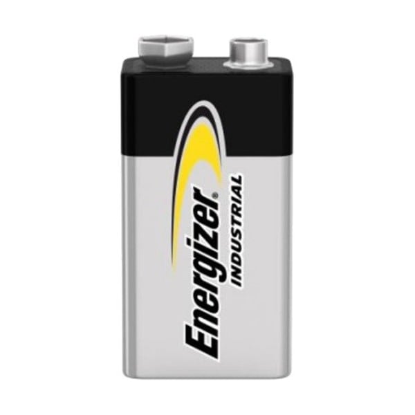 Energizer Industrial 9V Alkaline Battery, 9V DC, 12 Pack - EN22