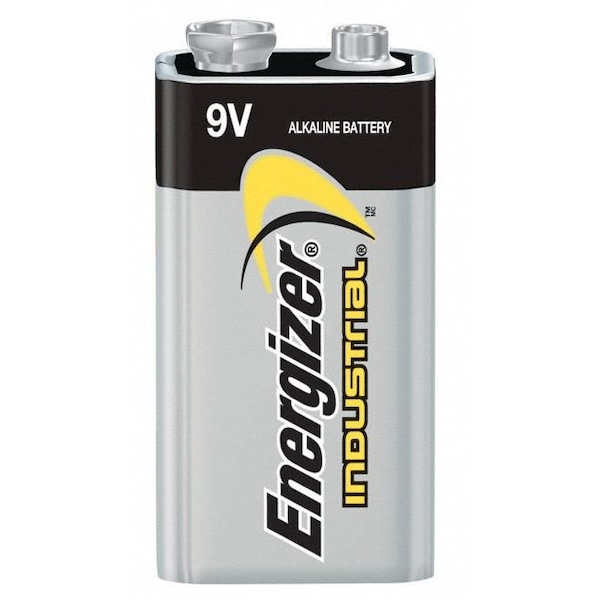 Energizer Industrial 9V Alkaline Battery, 9V DC, 12 Pack - EN22
