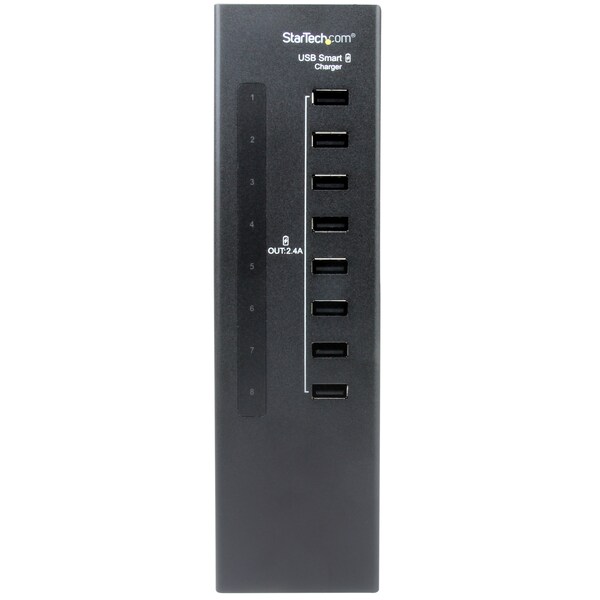 Startech.Com 8-Port Charging Station for USB Devices - 96W/19.2A - ST8CU824