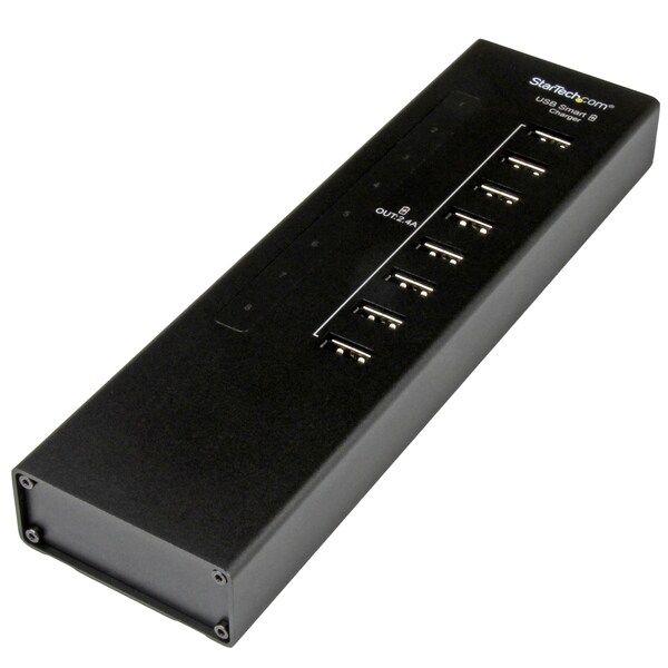 Startech.Com 8-Port Charging Station for USB Devices - 96W/19.2A - ST8CU824