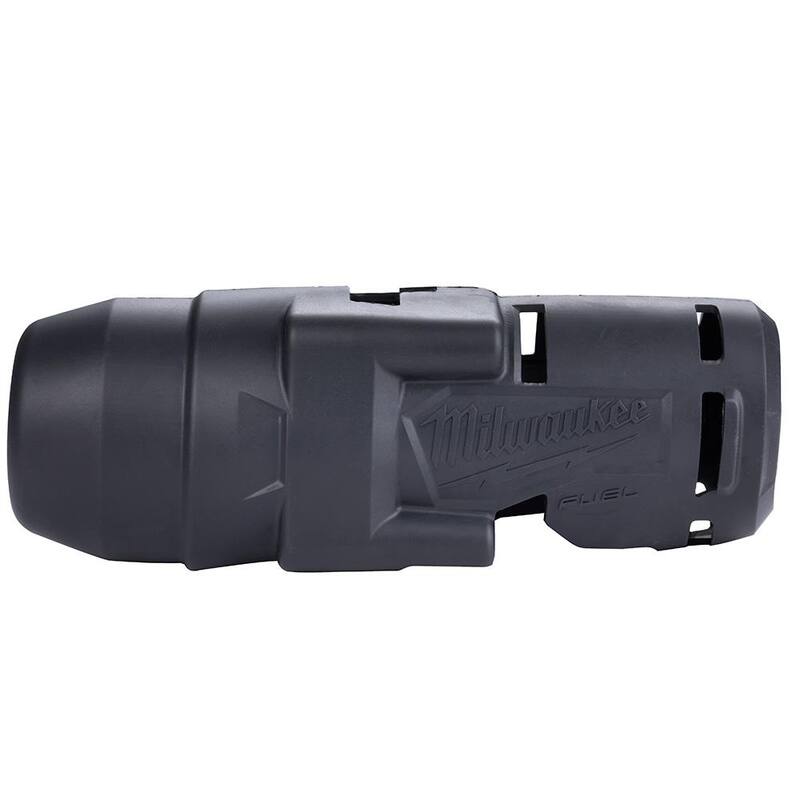 Llave de impacto inalámbrica Milwaukee M18 FUEL ONE-KEY de 18V de 1 pulgada, con anillo de fricción y bota de protección - 2867-20-49-16-2867